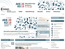 Tablet Screenshot of dakks.de